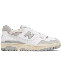 New Balance - 550 Logo-Embossed Leather Sneakers - Lyst