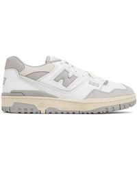 New Balance - 550 Logo-Embossed Leather Sneakers - Lyst
