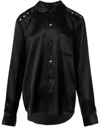 COMME DES GARÇON BLACK - Studs Long-Sleeve Shirt - Lyst