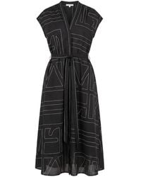 MEIMEIJ - Robe Mi-Longue À Imprimé Géométrique - Lyst