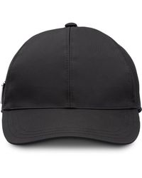 Prada Casquette à logo - Noir