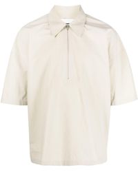 Jil Sander - Half-zip Short-sleeve Shirt - Lyst