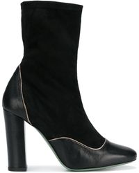 Paola D'arcano - Sock-Style Ankle Boots - Lyst