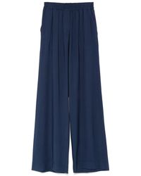 Kaos - Cotton Palazzo Trousers - Lyst