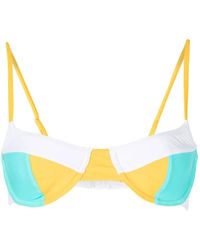 Solid & Striped - The Emily Colour-Block Bikini Top - Lyst