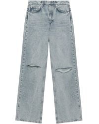 Rag & Bone - Shea Jeans Met Gerafelde Knieën - Lyst