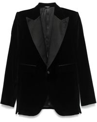 Dolce & Gabbana - Velvet Peak Lapel Blazer - Lyst