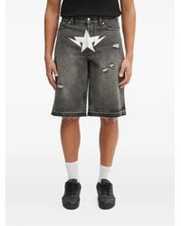 A Bathing Ape - Shorts Im Distressed-Look Mit Stern-Print - Lyst