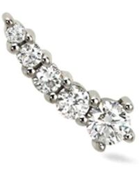 Lark & Berry - 14Kt Shooting Star Diamond Stud Earring - Lyst