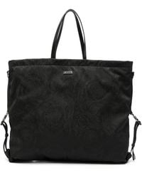 Versace - Neo Nylon Jacquard Tote Bag - Lyst