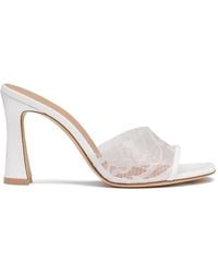 Malone Souliers - Roxanne Lace-Panel Sandals - Lyst