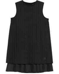 Moncler - Robe Matelassée À Design Plissé - Lyst