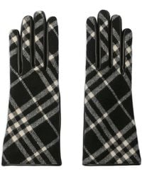 Burberry - チェック グローブ - Lyst