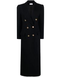 Bally - Double-breasted Wool Coat - Lyst