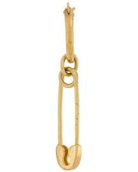 True Rocks - Safety Pin Hoop Single Earring - Lyst