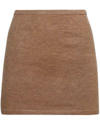 ÉTERNE - Luna High-waisted Cashmere Skirt - Lyst