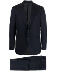 Caruso - Single-Breasted Wool Suit - Lyst