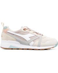 Diadora - Panelled Low-Top Sneakers - Lyst