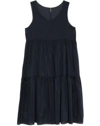 Susanne Bommer - Tiered V-Neck Midi Dress - Lyst