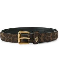 Kurt Geiger - Cinturón Con Motivo De Leopardo - Lyst