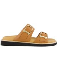 Santoni - Double-Buckle Sandals - Lyst