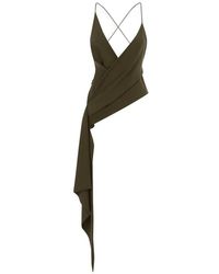 Alex Perry - Asymmetric Draped Top - Lyst
