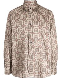Needles - Floral-print Cotton Shirt - Lyst