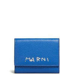 Marni - Logo-Embroidered Leather Key Holder - Lyst