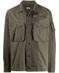 DIESEL - Utility Shirt Jacket - Lyst