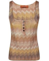 Missoni - Henley Top - Lyst