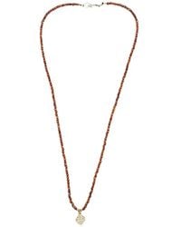 Madison - Facettierte Clover Halskette Mit Perlen - Lyst