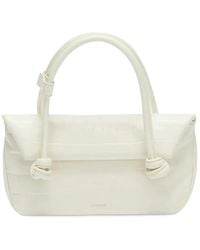 Jil Sander - Small Crocodile-Effect Shoulder Bag - Lyst