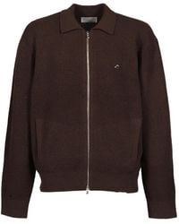 CEDARWOOD - Cities Distressed Zip-Up Cardigan - Lyst