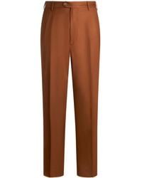 Etro - Pantaloni Dritti Con Pieghe - Lyst