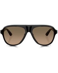Oliver Peoples - Pilot-Frame Sunglasses - Lyst