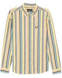 Fred Perry - Striped Shirt - Lyst
