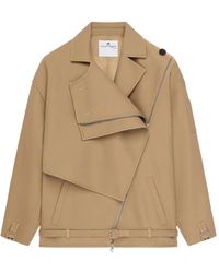 Courreges - Oblique Short Trench Jacket - Lyst