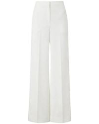 Gemy Maalouf - Pressed-Crease Wide-Leg Trousers - Lyst