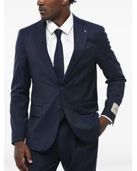 Corneliani - Cc Collection Pinstriped Wool Suit - Lyst