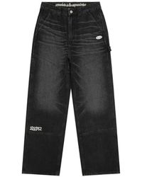 Aape By A Bathing Ape - Moonface-Appliqué Jeans - Lyst