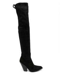 Sonora Boots - Bottes en daim à bout pointu 90 mm - Lyst