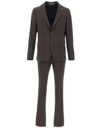 Corneliani - Single-Breasted Peak-Lapel Suit - Lyst