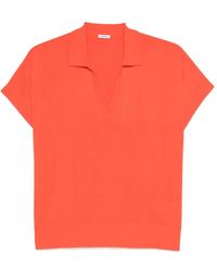Aspesi - V-Neck Short-Sleeve Top - Lyst