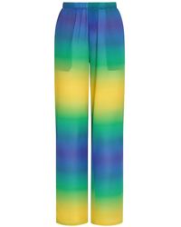 Amir Slama - X Tati Barbieri Gradient-Effect Straight-Leg Trousers - Lyst