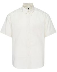 vowels - Short-Sleeve Button-Up Shirt - Lyst