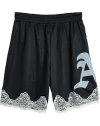 Aries - Lace-Detail Shorts - Lyst