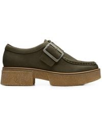 Clarks - Linoso Monk Nubuck Loafers - Lyst