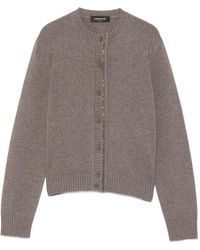 Fabiana Filippi - Beaded-Trim Knitted Cardigan - Lyst