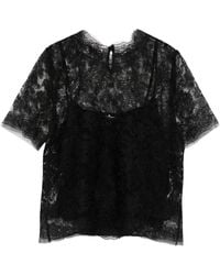 Ermanno Scervino - Oberteil aus floraler Spitze - Lyst
