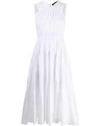 Proenza Schouler Mid-length Tiered Dress - White